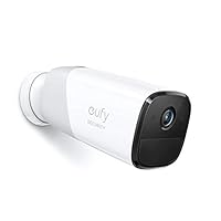 eufy Security eufyCam 2 Pro, telecamera di sorveglianza aggiuntiva per collegamento, 365 giorni di...