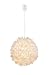 Produktbild Pendel Hänge Decken Lampe Leuchte Blütenformen Flora Schirm weiß Globo 15115H