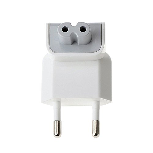 BEYEE AC Adapter Europa Stecker Reise-Ladegerät Konverter Ersatzanschluss für iPod, iPhone, iPad, Tablets, MacBook AC Netzteil (2xEU Stecker)