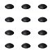 Produktbild 12 x sossai® selbstklebender Türpuffer | Spot Black | Durchmesser 40 mm | Farbe: Schwarz | Wandschutz für Türklinke | Wandpuffer