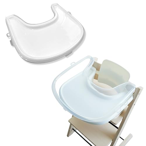 Image of Custom-Fit Clear Cover Compatible with Stokke Tripp Trapp Tray BPA-Free