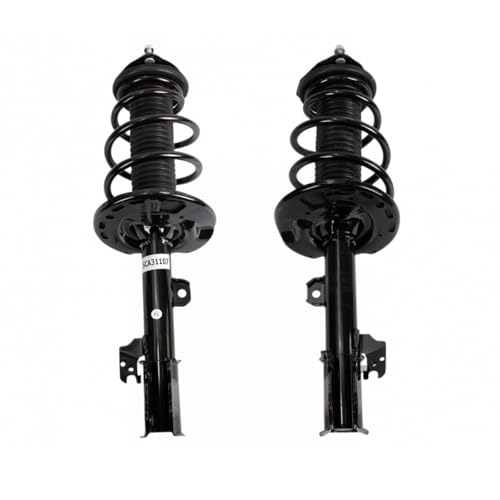 Image of TRQ Front Driver and Passenger Side Strut and Spring Assembly Set Loaded
