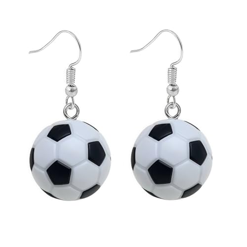 Sports Basketball & Soccer Dangle Earrings for Women