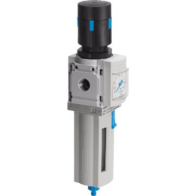 Festo 529166 Filter Regulator Unit, Model MS4-LFR-1/8-D6-ERV-AS