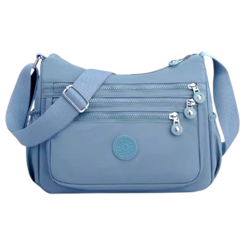 Bolsa transversal Shoulder Bag Bolsinha Transversal Alça De Ombro Tiracolo alça de ombro (AZUL CLARO.)
