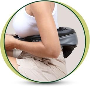 Miniatura 8 de Masajeador de cuello para aliviar el dolor de tejido profundo. Disfruta de un masaje shiatsu para tu cuello, espalda y hombros. Masajeador de cuello