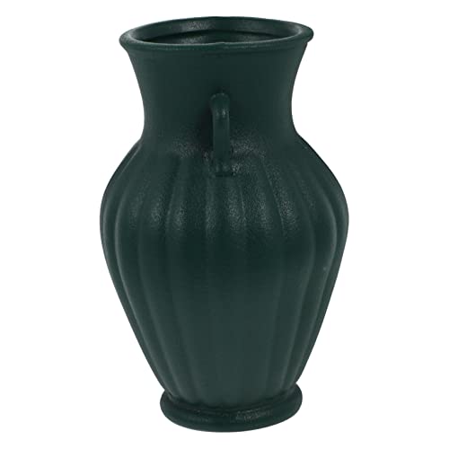 Yardenfun Jarrón Ánfora De Cerámica Decorativo para Escritorio 1 Florero De Mesa Diseño Antiguo