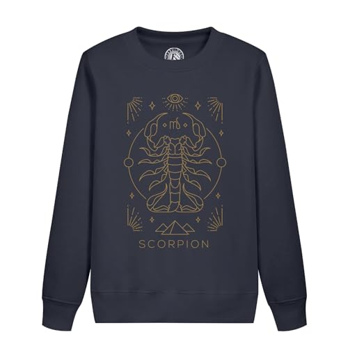 Sweatshirt enfant Scorpion en coton bio style bohème pour les astres