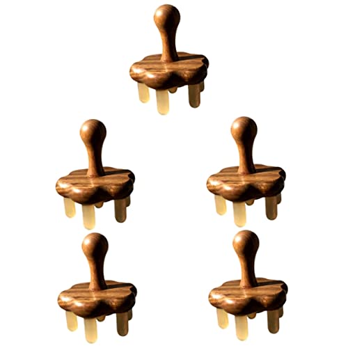 Peigne de massage en corne anti-stress Healeved circulation sanguine massage crânien