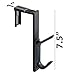 Officemate Double Coat Hooks for Cubicle Panels, Adjustable, Comes in 2 Pack (22009) Black