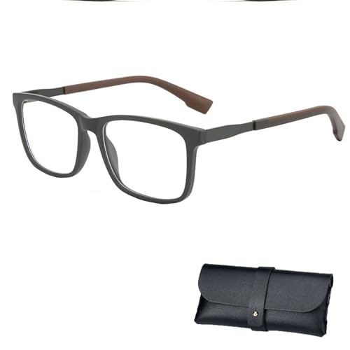 manlykicks Photochromic Multifocal Reading Glasses Men, Progressive Clarity Blue Autofocus Glasses Self Adjusting Women Far and Near (gray, 0)
