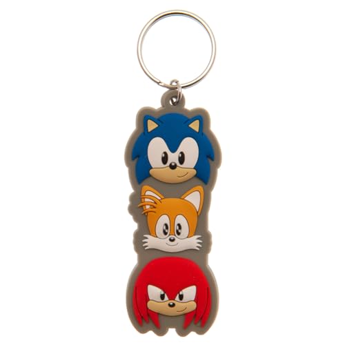 Sonic The Hedgehog (Trio Stack) - Portachiavi In Pvc, Muti, Muti