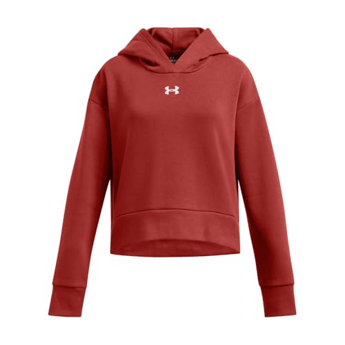 Under Armour Girls' Rival Fleece Crop Hoodie