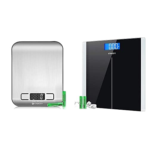 Etekcity Small Food Scale And Eb9380H Digital Body Weight Bathroom Scale #TOP7