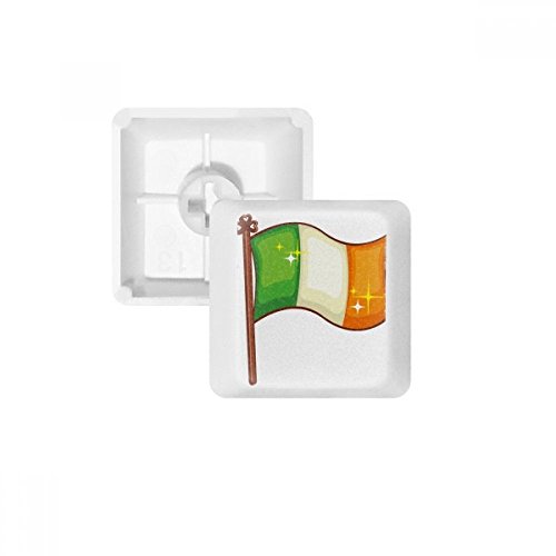 Clavier PBT Irlande de style OEM : touches vierges multicolores durables pour setup mécanique