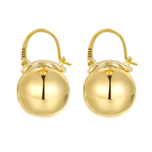 OwMell Elegant 925 Sterling Silver Pearl Drop Dang...