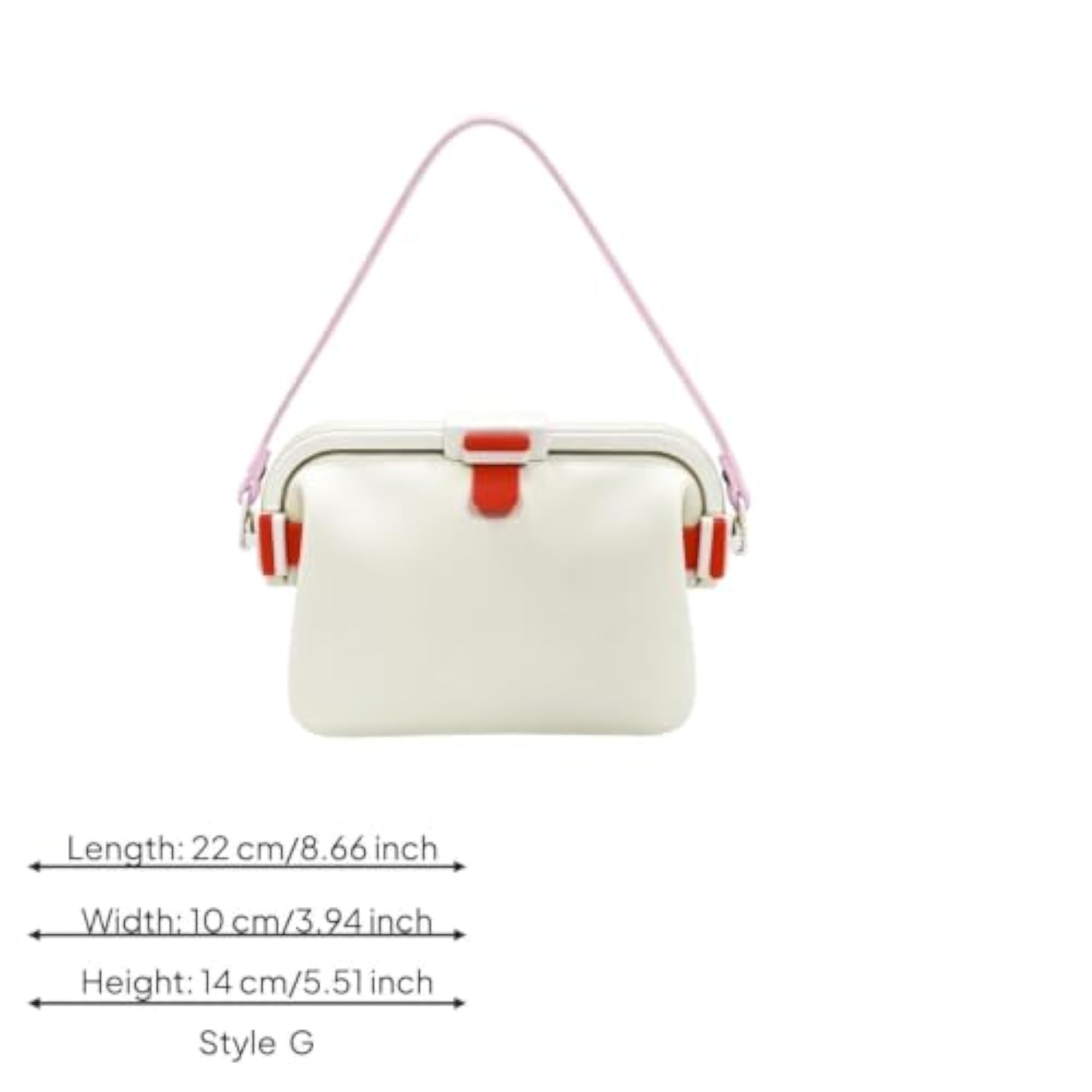 Structured Silicone Shoulder Bag for Swim and Travel