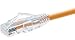 Unirise CS6-07F-ORG 7FT CAT6 Orange CLEARFIT Slim SNAGLESS 28AWG Patch Cable