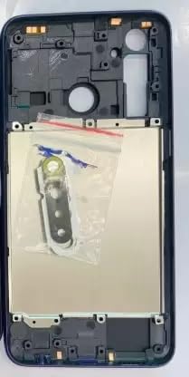 Image of INCREDIBLEINDIA Back Panel Full Housing Body Panel Back Door Panel Compatible for Realme 5 Pro (RMX1971) : with Midle Ring, Side Key Camera Glass Lens : (Green)