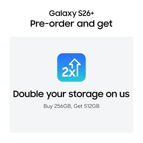 Image of Samsung Galaxy S26 Plus 5G (Cobalt Violet, 12GB RAM, 512GB Storage), AI Phone, Photo Assist, Creative Studio, 50MP Camera, 4900mAh Battery and Super Fast Wireless Charging