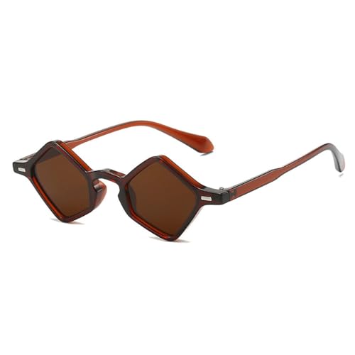 Lunettes de soleil UV400 polygone pour soulager la fatigue visuelle avec style moderne
