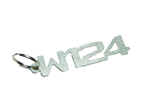 Preisvergleich Produktbild Schlüsselanhänger "W124" - Hochwertiger Edelstahl