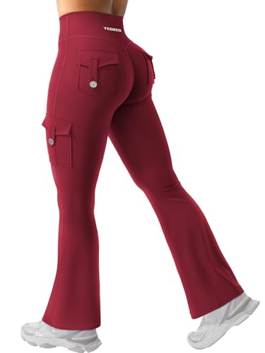 Image of YEOREO CoreFlex Women Workout Flare Leggings