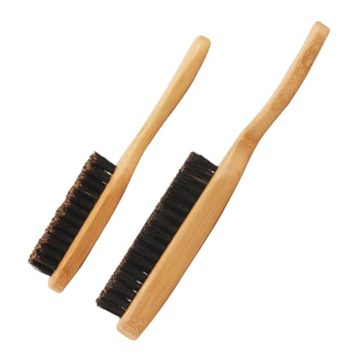 BELLIFFY Men's Hair Brush Set Barber Neck Duster Shaving Brush and Beard Scrubber Styling Tool Kit