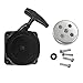 HURI Recoil Pull Start Starter with Starter Claw Screw for Pocket Bike X1 X2 X8 XTreme 43cc 49cc GSMOON G Scooter
