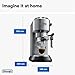 De'Longhi Dedica Style, Traditional Pump Espresso Machine, Coffee and Cappuccino Maker, EC685M, Silver