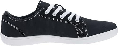 Image of WHITIN Women's Canvas Barefoot Shoes | Wide Sneakers | Classic Fit W81V2 | Machine Washable, Breathable Fashion Canvas, Flexible Support During Training, Simple Design, Natural Feel, Wide Fit Walking