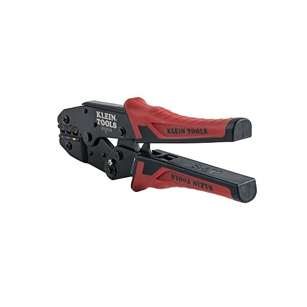 Klein Tools 3005CR Draht-Crimper Werkzeug, Ratsche isolierte Klemmzange für 10 bis 22 AWG Draht – Bild 9