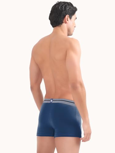 Image of Freecultr Men's Cotton Trunks | Breathable & Moisture Absorbing | Soft Comfort Fit | Everyday Innerwear
