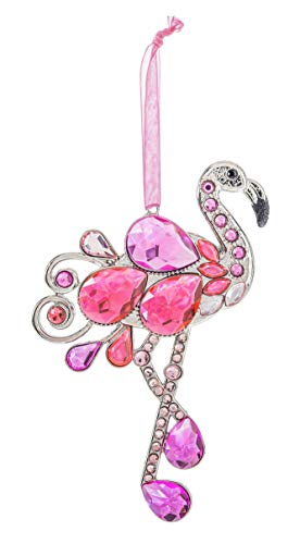 Crystal Acrylic Flamingo 5in Ornament ACRY-544