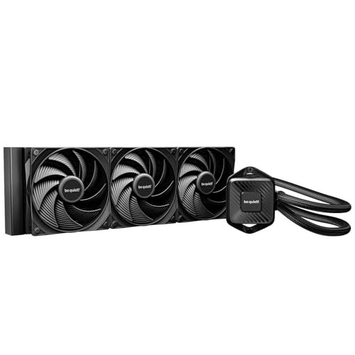 be quiet! Pure Loop 3 360 mm All-in-One-Wasserkühlung für übertaktete AMD/Intel-Systeme, 3x Pure Wings 3 120 mm PWM high-speed Lüfter, hoher statischer Druck, flüsterleise PWM-Pumpe