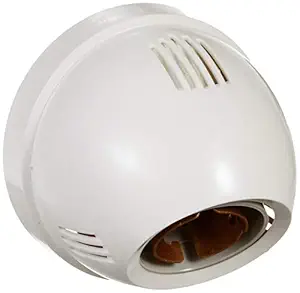 Anchor by Panasonic 6A Angle Lamp Holder fancy type 240V (White, Pack of 3)