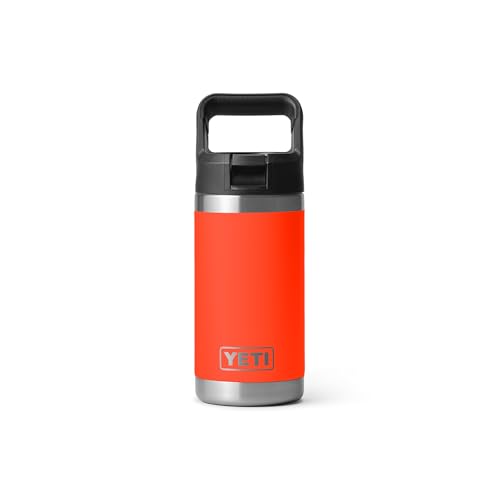 Image of YETI Rambler Jr. 12 oz Kids Bottle, with Straw Cap, Solar Flare