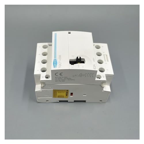 Contactor modular CA 4P 63A 230V interruptor manual carril DIN para cuadro eléctrico 4