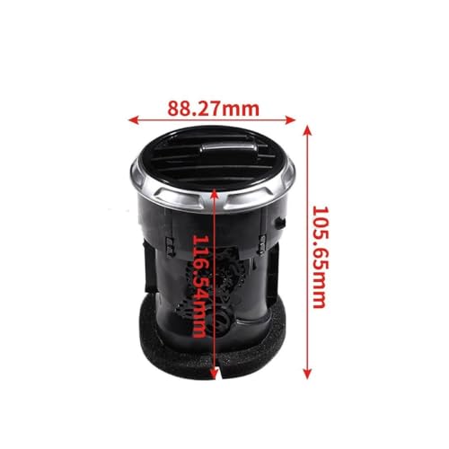 Rejilla central de calefacción con difusor óptimo para TT 8J 2007-2014 3