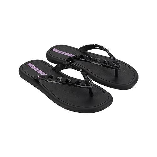 Ipanema MEU Sol Ad, Chanclas Mujer, Negro y Morado, 37 EU