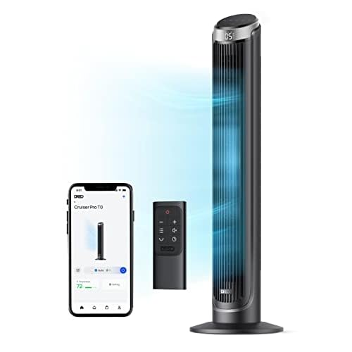 Dreo Smart Tower Fan: 90° Oscillation, Alexa