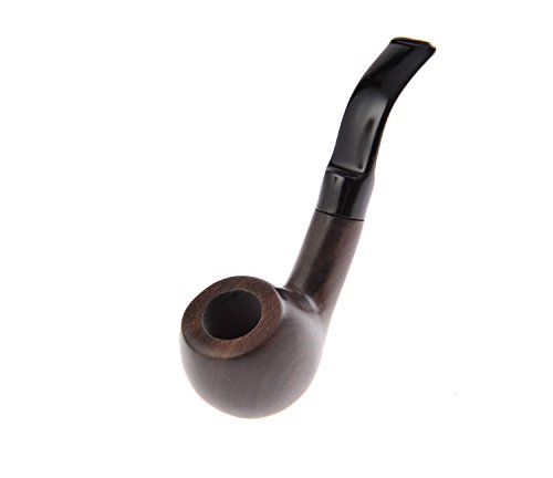 Quantum Abacus Pipa/Pipa para Fumar Tabaco Hecha a Mano con Madera de ébano, 1371-01