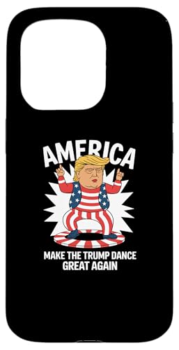 Carcasa para iPhone 15 Pro Trump Dance USA - Hacer el baile de Trump grande otra vez