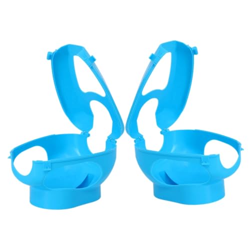 Kisangel 2Pcs Pigeon Fixed Holder Practical Feeding Device for Pigeons Smooth Edges Lightweight Design for Medication and Eye Care Stylish Essential Pigeon Supplies