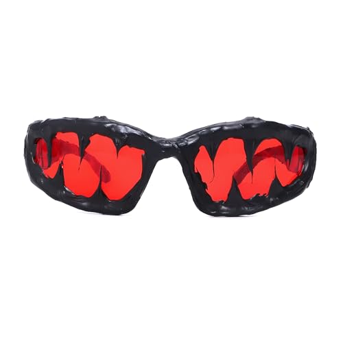 GUVIVI Wrap Around Fashion Sunglasses for Men Women Swift Oval Halloween Sunglasses Sport Shades Glasses Eyeglasses White