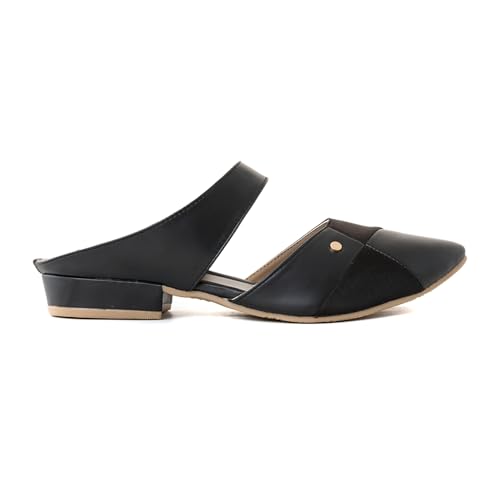 Image of Khadim's Cleo Flat Mule Slip On Sandal for Women