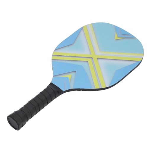 Paddle, Breathable Wood Lightweight for Quick Response Stable Output with Balanced Control Ideal for Long Matches (Blue)