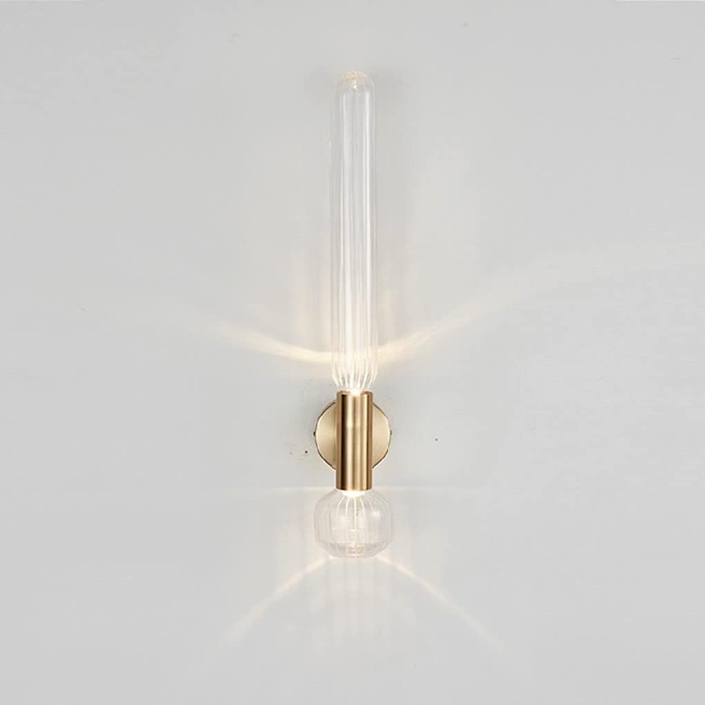 HYJAUSXB LED Embedded Glass Wall lamp Metal Bedside Bedroom Table Corridor Stairs Living Room Lamps, Pendant Light