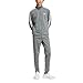 adidas Men's Basic 3-Stripes Tricot Track Suit, Grey, Large