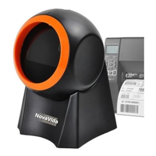 Leitor De Código De Barras 1d 2d Qr Code scanner de mesa mãos-livres omnidirecional Tela Papel alta